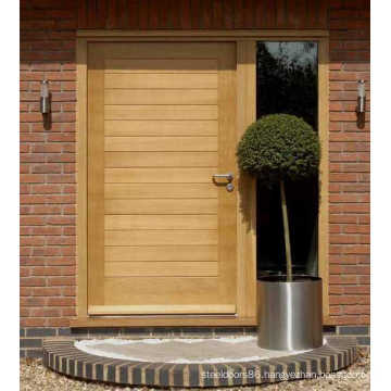 Honey Wheat Painted Lover Alder Front Exterior Solid Wood Doors